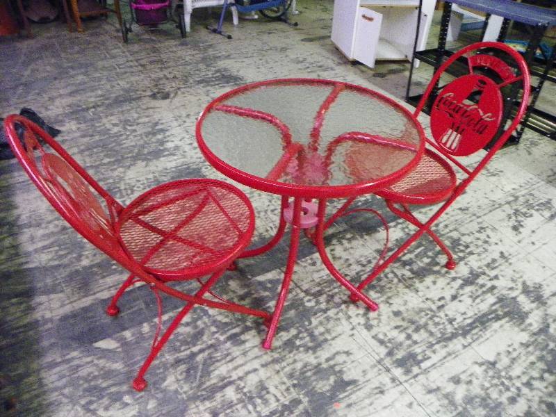 Coca Cola Patio Set
