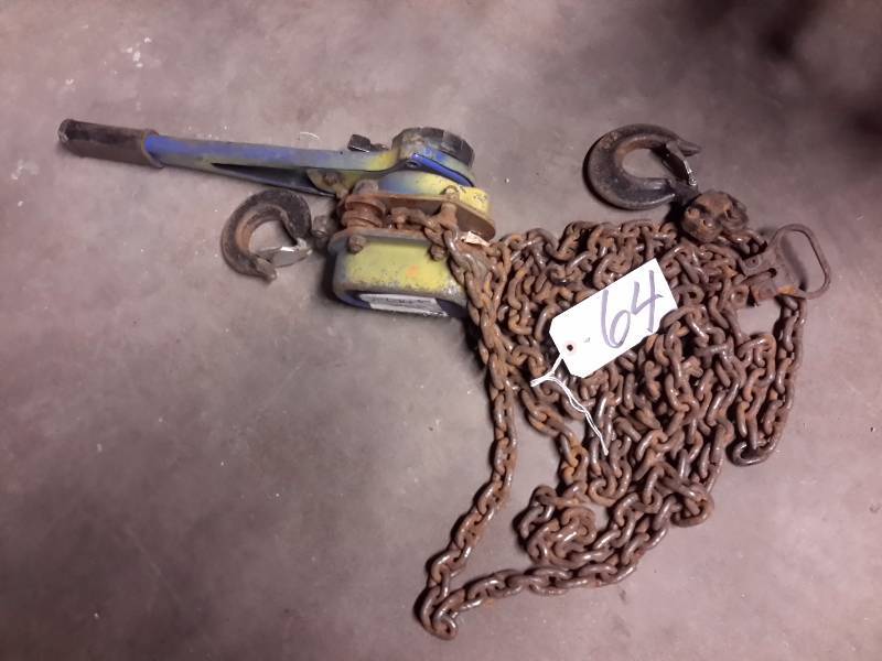 lot 64 image: BRAVO 1 12 Ton Chain Hoist
