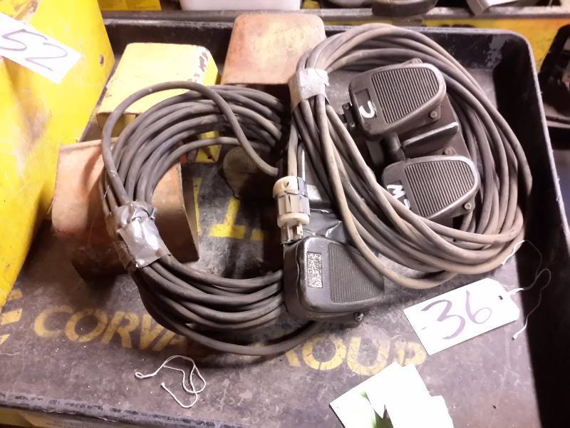 lot 36 image: Lot of Foot peddle Controls
