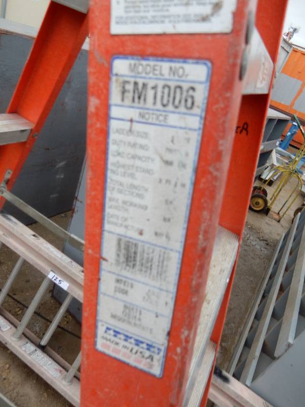 lot 126 image: Werner, 7ft 8 in Electro Master, Step ladder