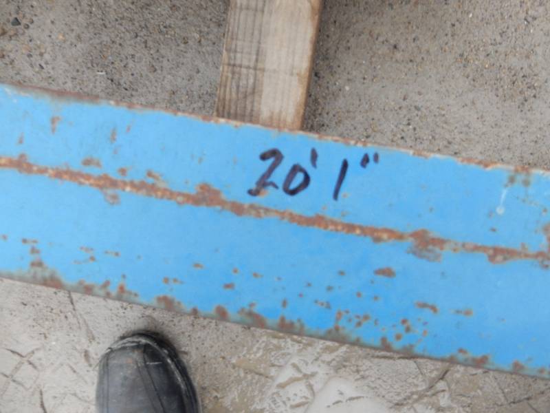 lot 102 image: 20 Ft I Beam with hanging brackets..