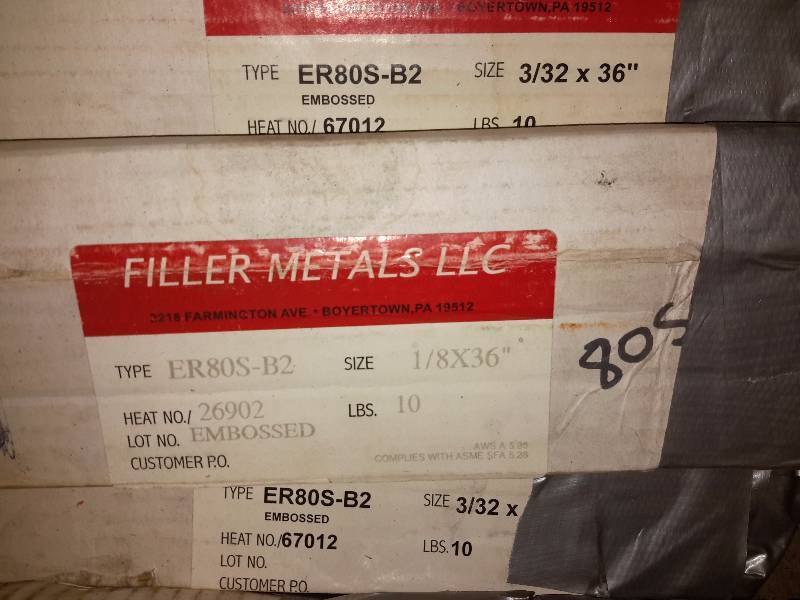 lot 194 image: Filler Metals LLC