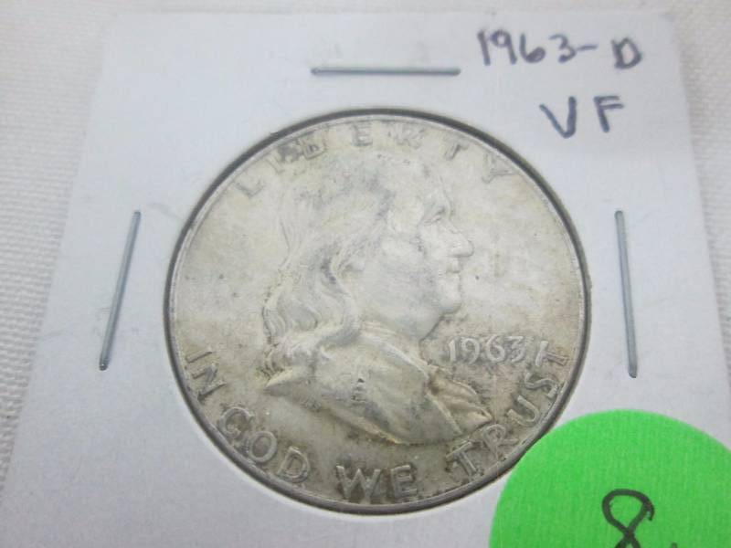 Silver Franklin Half Dollar