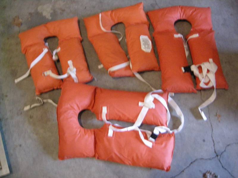 lot 87 image: Group Life Jackets