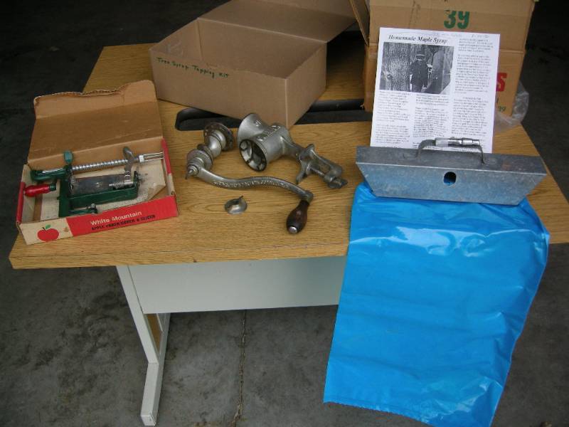 lot 91 image: Vintage Food Processing Items