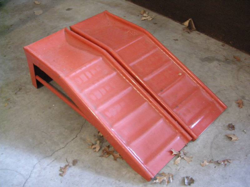 lot 96 image: Metal Car Ramps