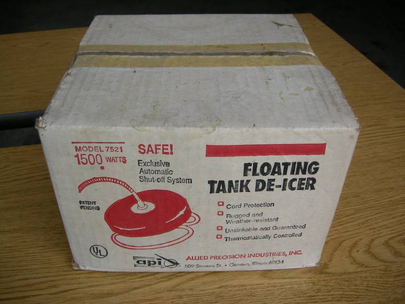 lot 99 image: Floating Tank De-Icer