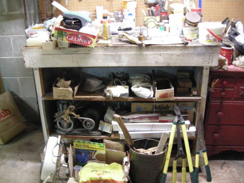 lot 132 image: Workbench and Tools