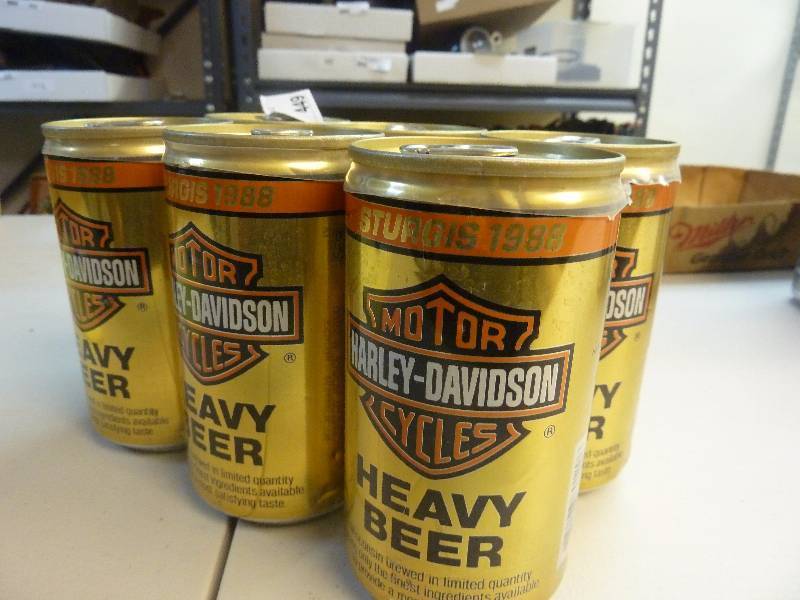 Harley Davidson Collectible Unopened Beer Cans