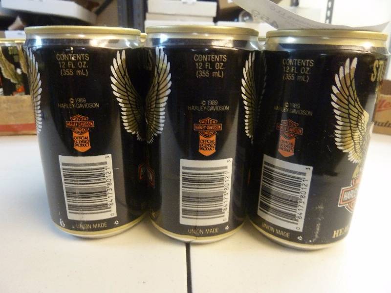 Harley Davidson Collectible Unopened Beer Cans