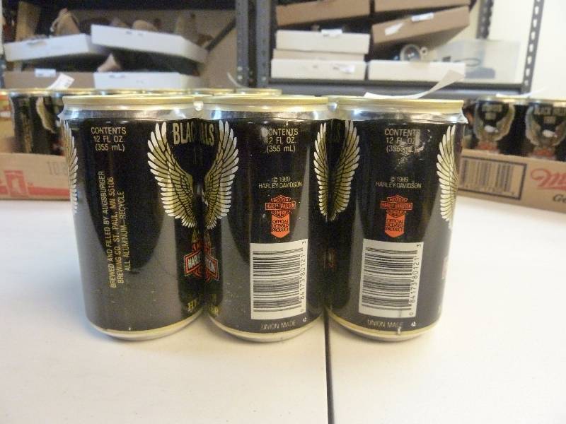 Harley Davidson Collectible Unopened Beer Cans