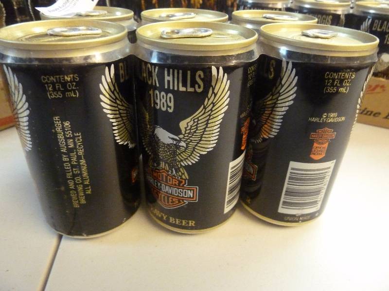 Harley Davidson Collectible Unopened Beer Cans