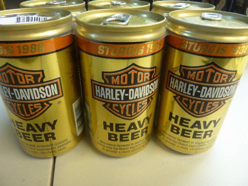 Harley Davidson Collectible Unopened Beer Cans