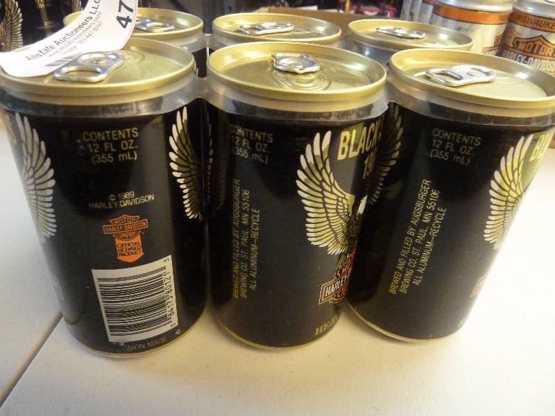 Harley Davidson Collectible Unopened Beer Cans