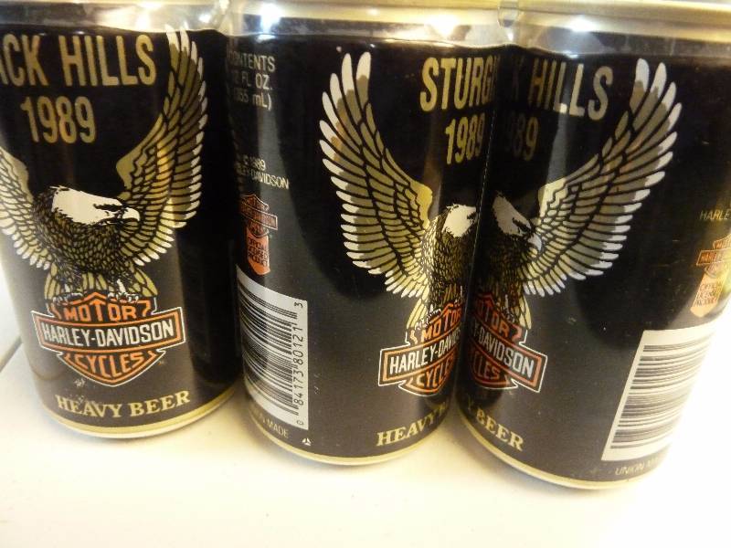 Harley Davidson Collectible Unopened Beer Cans