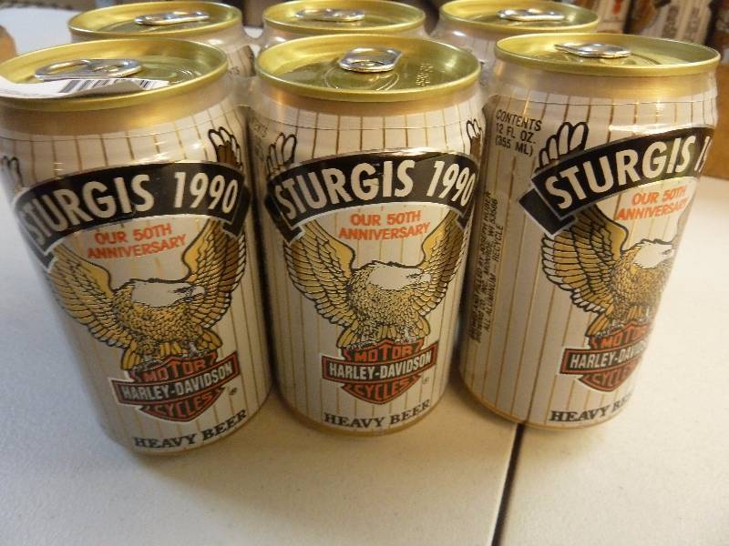 Harley Davidson Collectible Unopened Beer Cans
