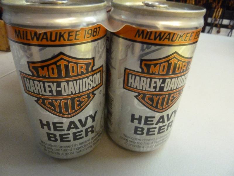 Harley Davidson Collectible Unopened Beer Cans
