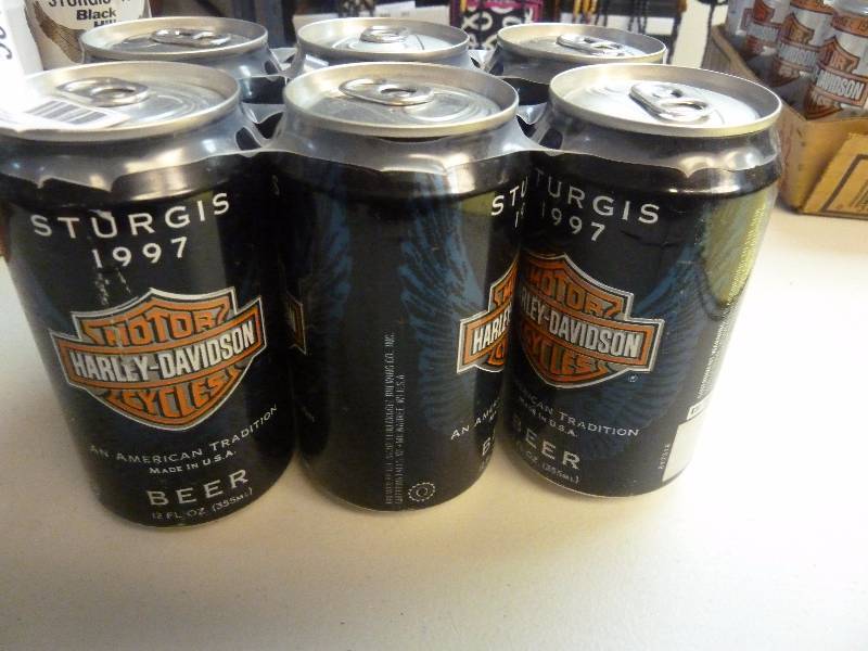Harley Davidson Collectible Unopened Beer Cans