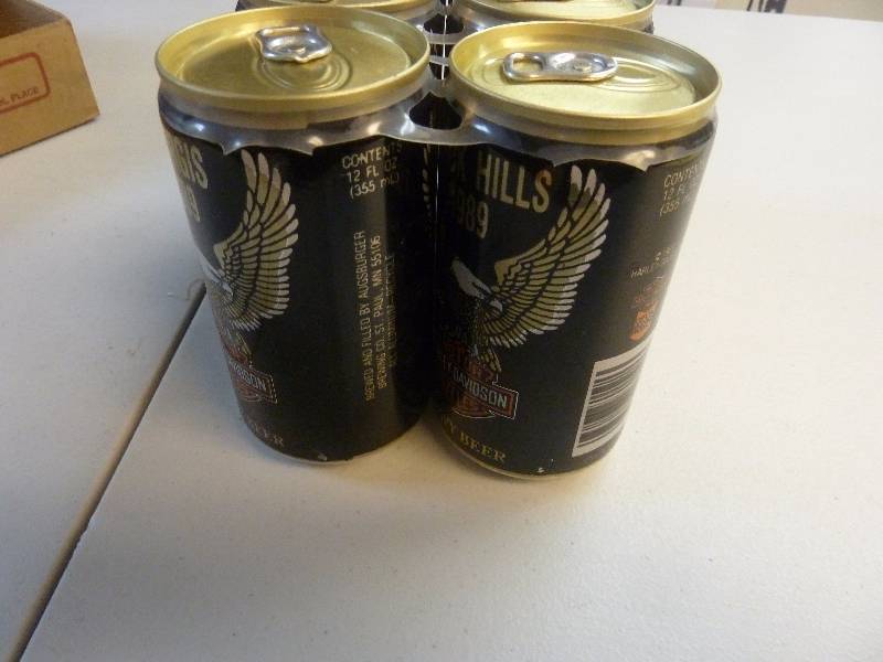 Harley Davidson Collectible Unopened Beer Cans