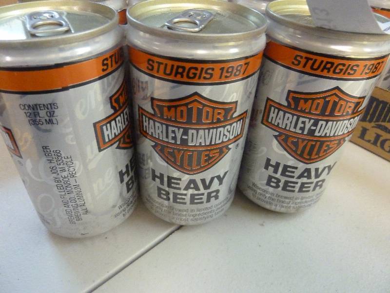 Harley Davidson Collectible Unopened Beer Cans
