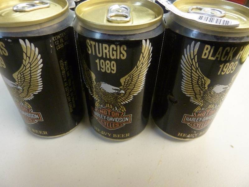 Harley Davidson Collectible Unopened Beer Cans