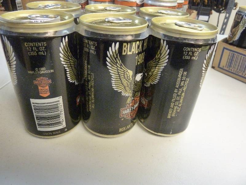 Harley Davidson Collectible Unopened Beer Cans