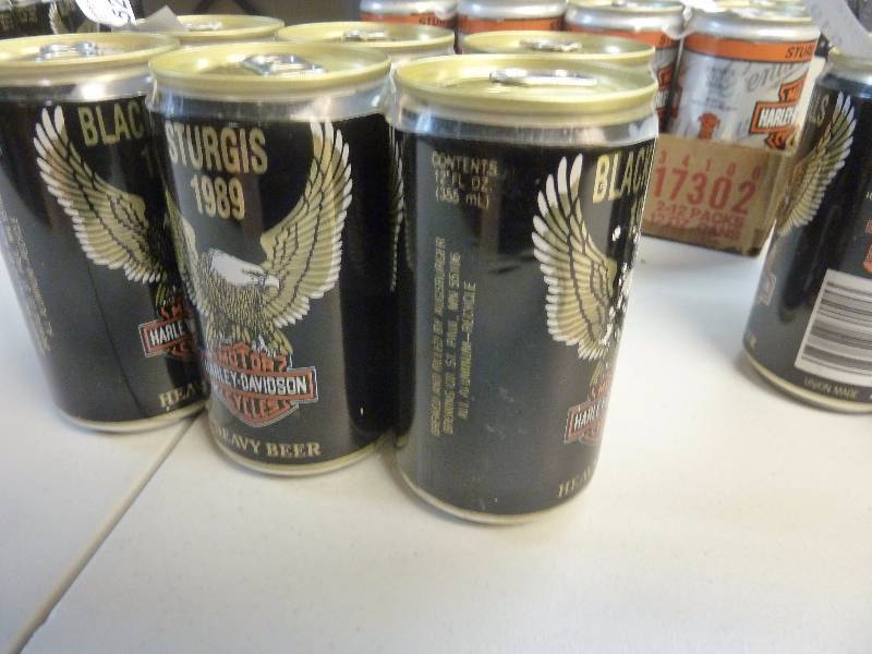 Harley Davidson Collectible Unopened Beer Cans