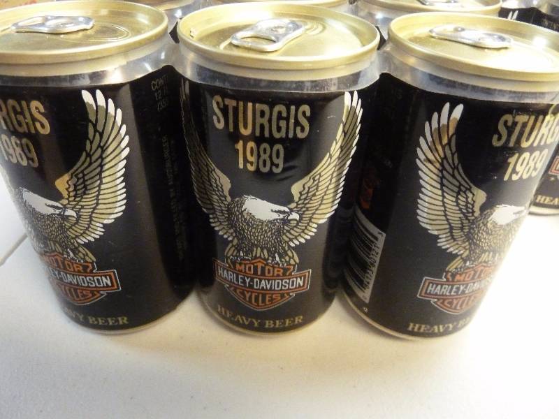 Harley Davidson Collectible Unopened Beer Cans