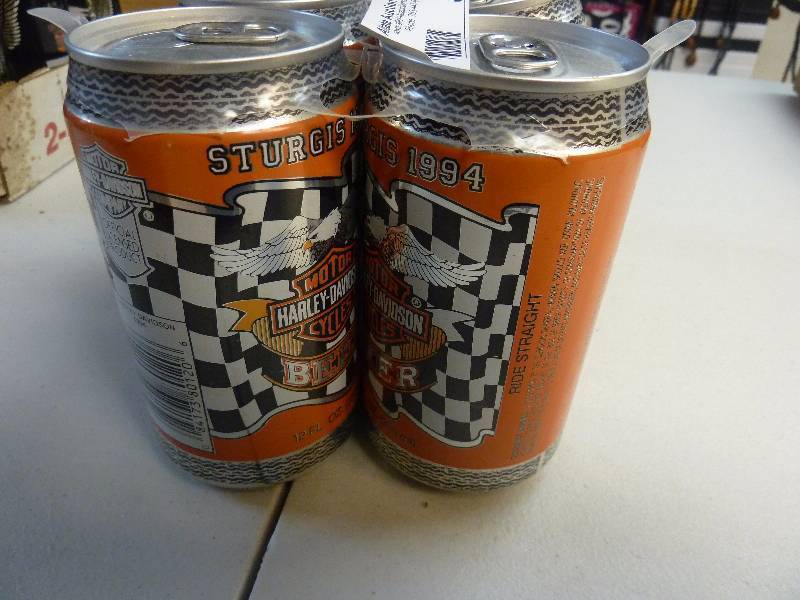 Harley Davidson Collectible Unopened Beer Cans