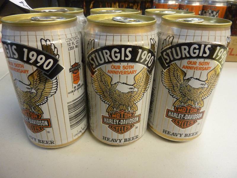Harley Davidson Collectible Unopened Beer Cans