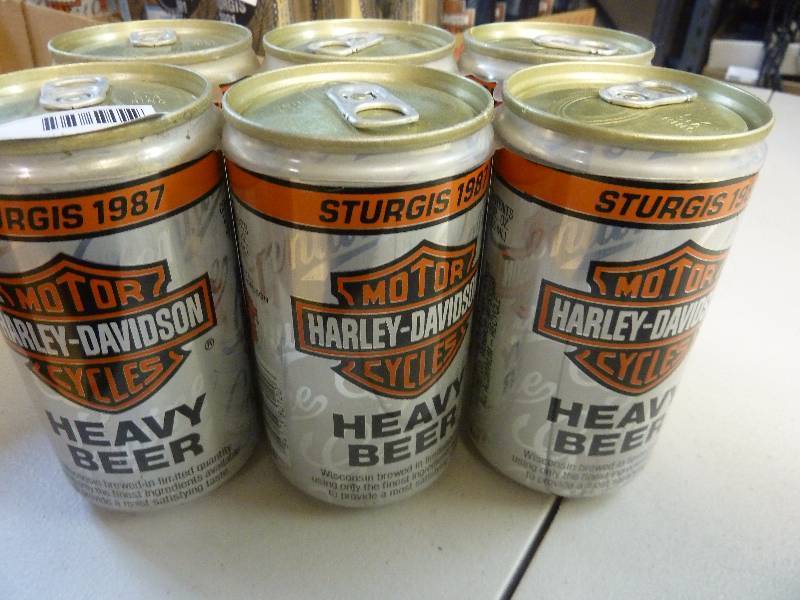 Harley Davidson Collectible Unopened Beer Cans