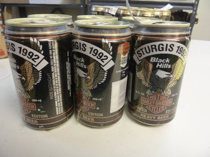 Harley Davidson Collectible Unopened Beer Cans