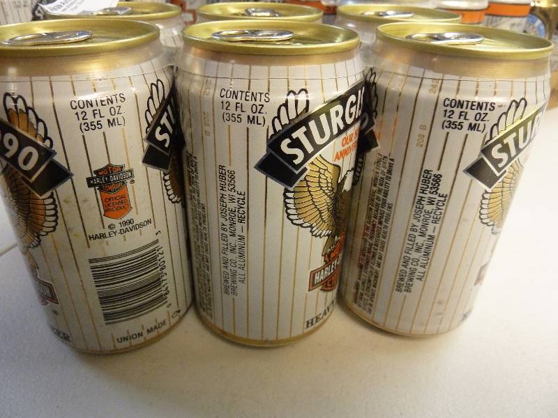 Harley Davidson Collectible Unopened Beer Cans