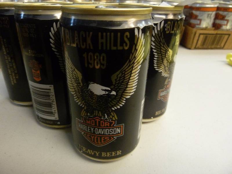 Harley Davidson Collectible Unopened Beer Cans