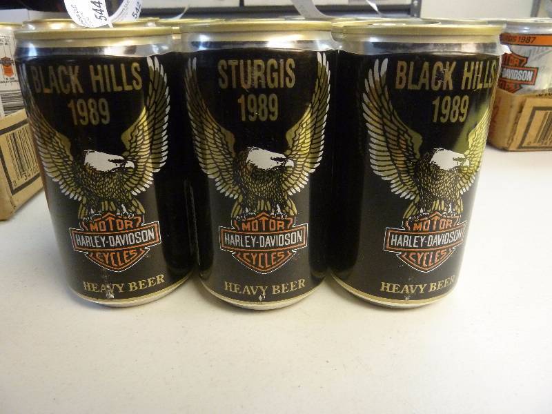 Harley Davidson Collectible Unopened Beer Cans