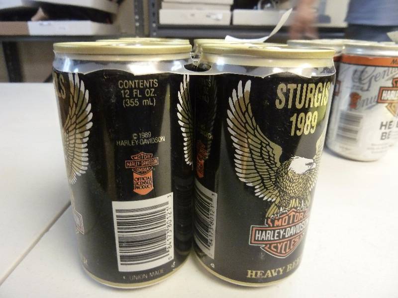 Harley Davidson Collectible Unopened Beer Cans