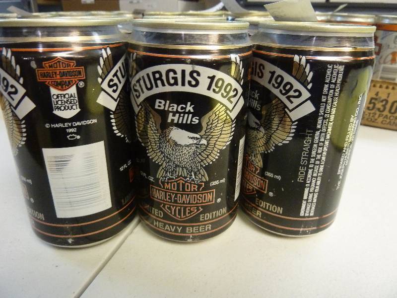 Harley Davidson Collectible Unopened Beer Cans