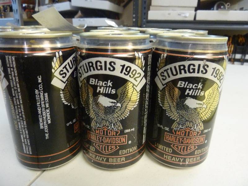 Harley Davidson Collectible Unopened Beer Cans