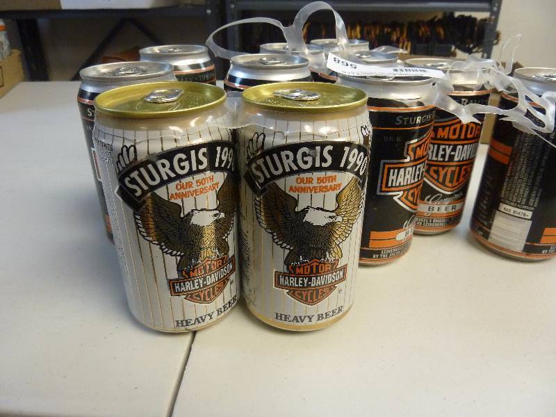 Harley Davidson Collectible Unopened Beer Cans