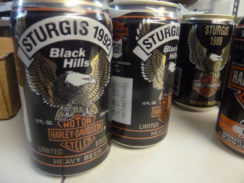 Harley Davidson Collectible Unopened Beer Cans