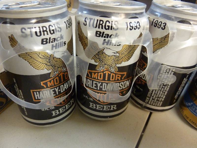 Harley Davidson Collectible Unopened Beer Cans