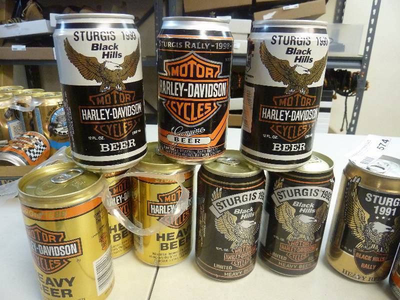 Harley Davidson Collectible Unopened Beer Cans