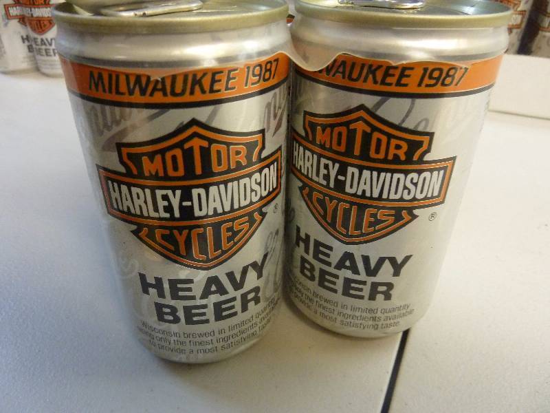 Harley Davidson Collectible Unopened Beer Cans