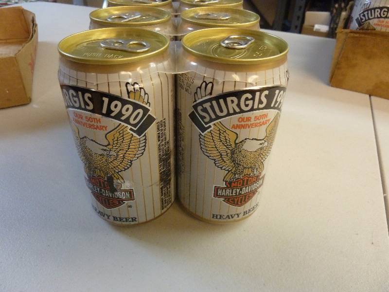 Harley Davidson Collectible Unopened Beer Cans
