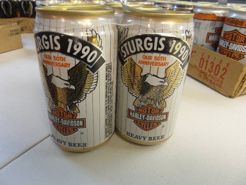 Harley Davidson Collectible Unopened Beer Cans