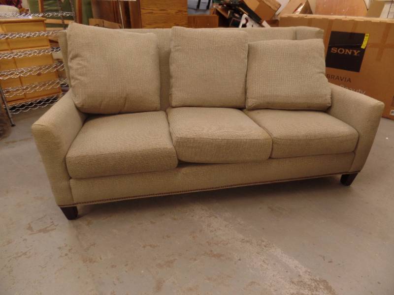 lot 543 image: High Back Sofa
