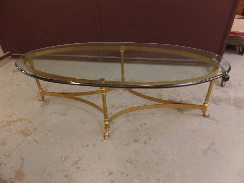 lot 586 image: Glass Coffee Table