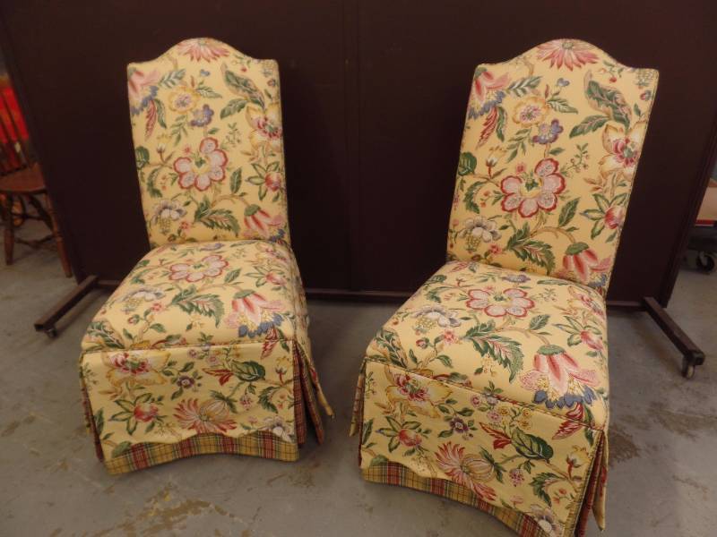 lot 593 image: Dressing Room Chairs