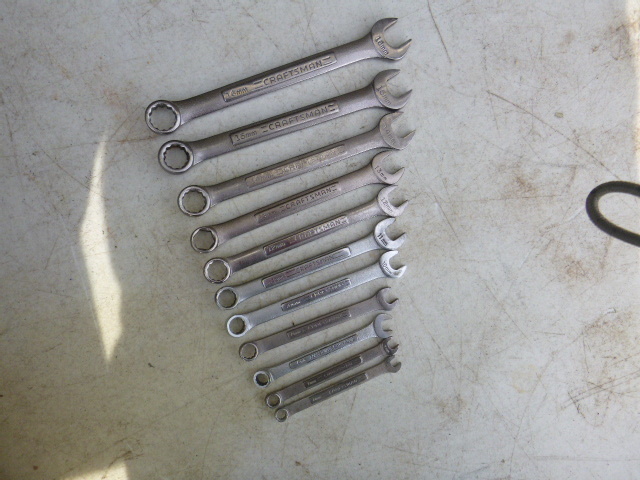 lot 19 image: 11 Craftsman Wrenches