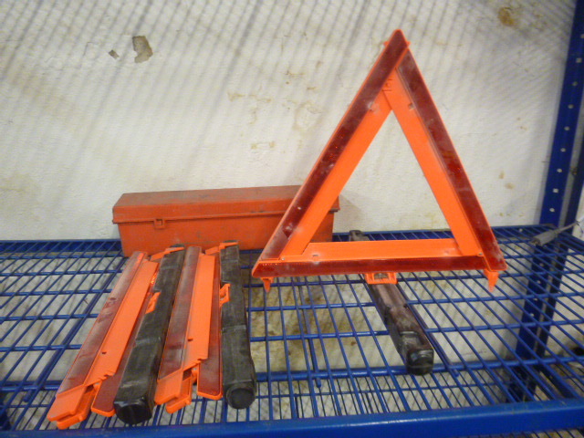 lot 110 image: 3 Road Side Reflectors